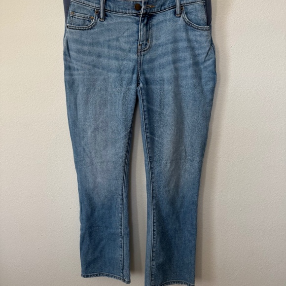 HATCH Maternity Strong Like a Mama Crop Jeans 26 - Picture 2 of 6